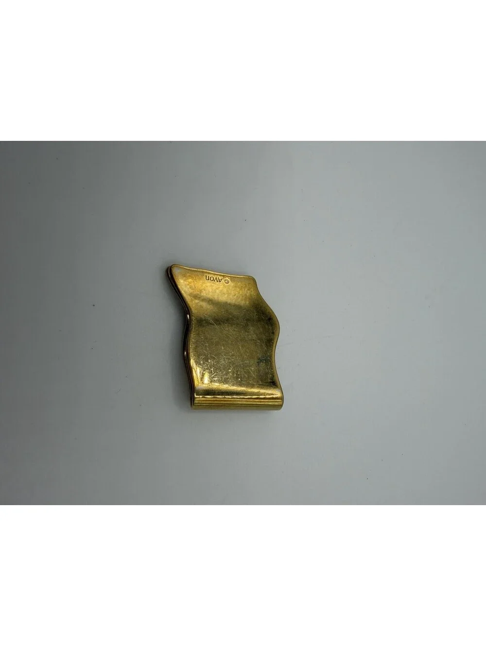 Vintage Avon Money Clip American Flag Gold Tone Money Clip